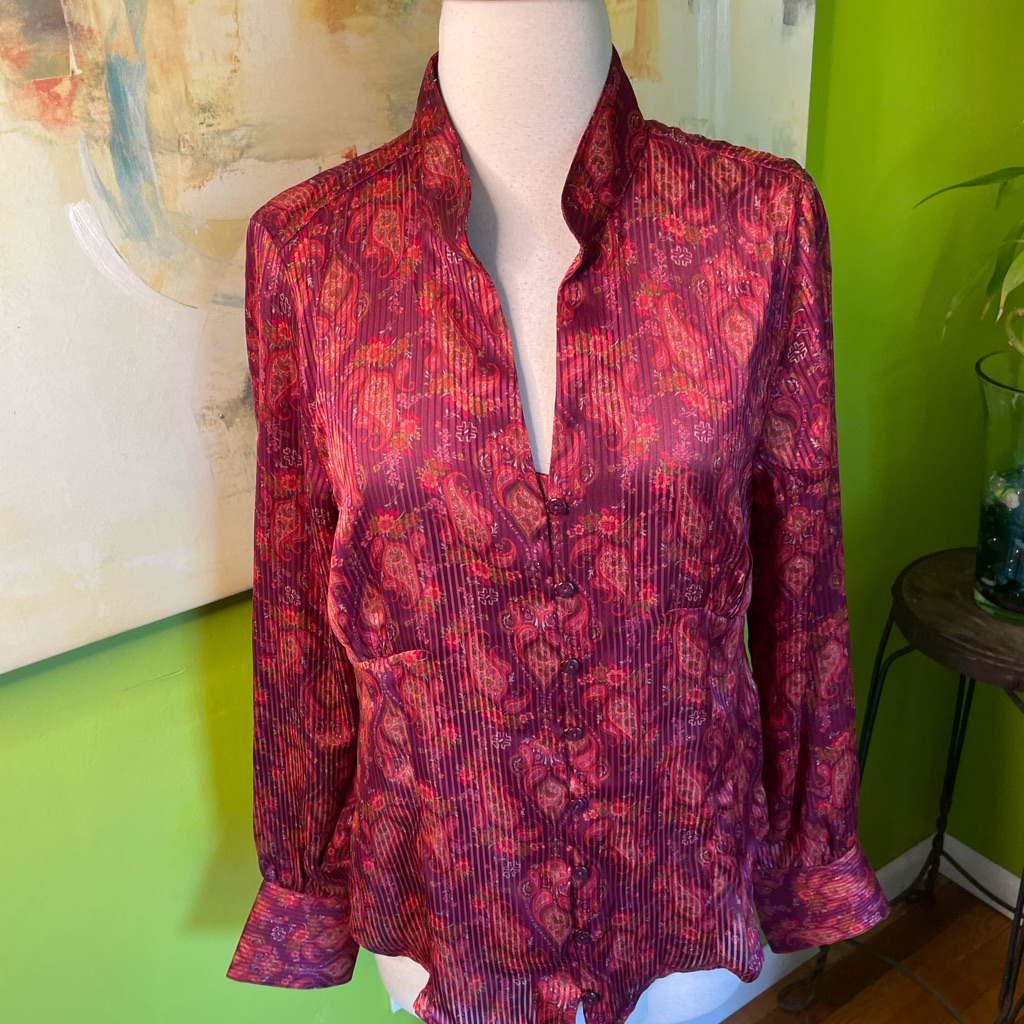 Nwt Button Down Blouse